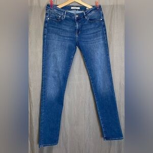 Mavi Emma Slim Boyfriend Medium Wash Stretch Soft Jeans Size 30 X 32